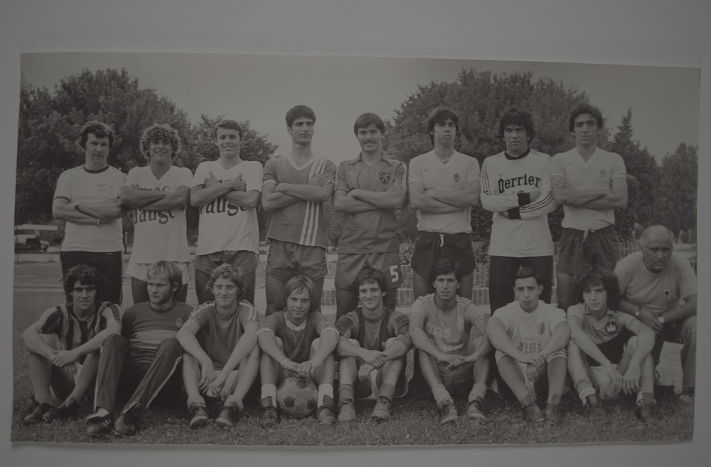 L'équipe des Minots, dans les années 1980. Marseille. Crédit: archives de Marc Lévy
