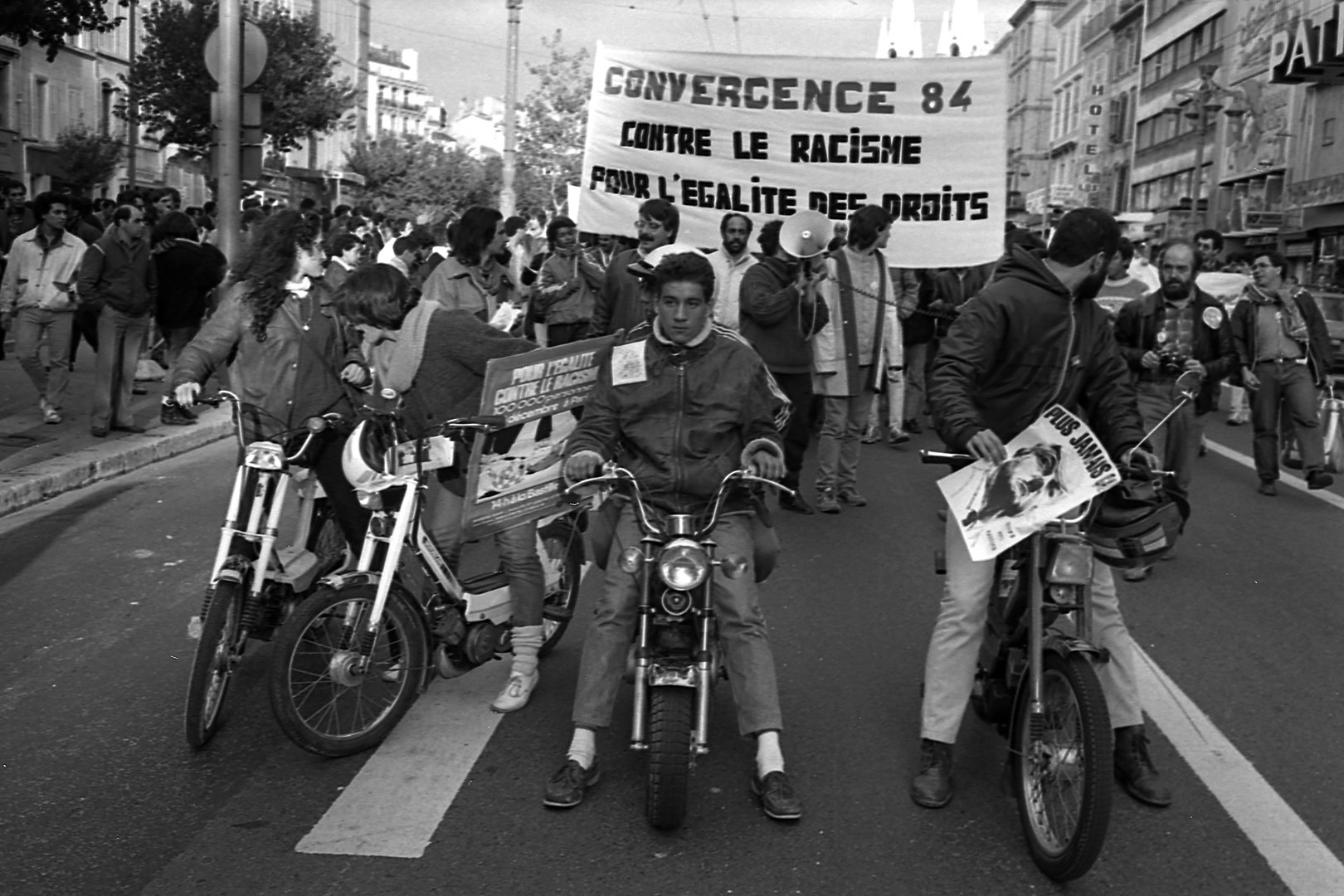La marche Convergence de 1984. Crédit : Pierre Ciot